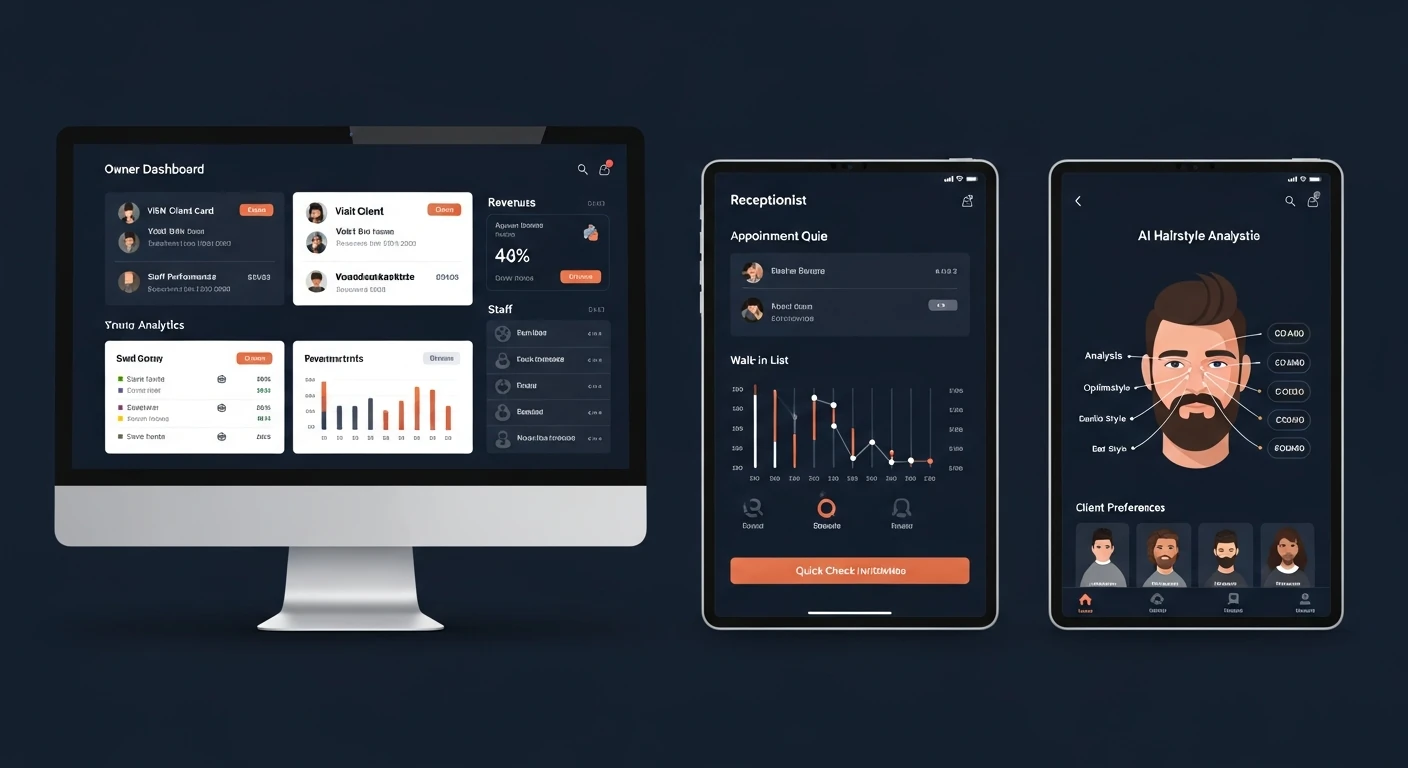 إدارة الحلاق الفاخرة